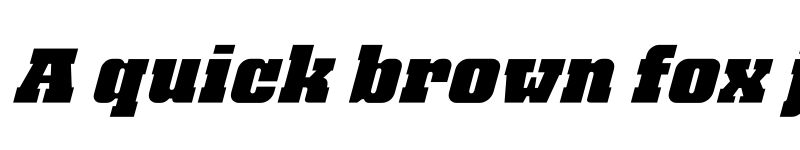 Preview of FONTSPRING DEMO - Bloque Layer 1 Italic font