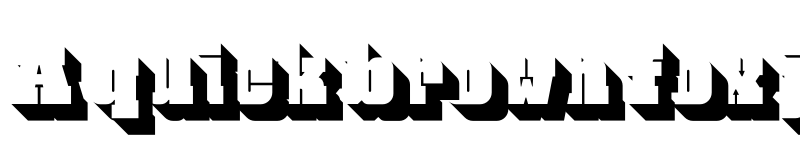 Preview of FONTSPRING DEMO - Bloque Shadow Regular font