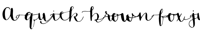 Preview of FONTSPRING DEMO - Blossom Left Regular font