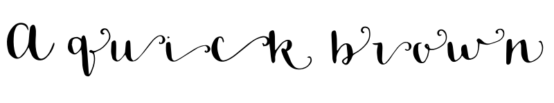 Preview of FONTSPRING DEMO - Blossom Right Regular font