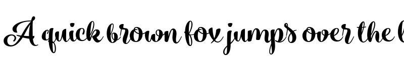 Preview of FONTSPRING DEMO - Blossoms Black Regular font