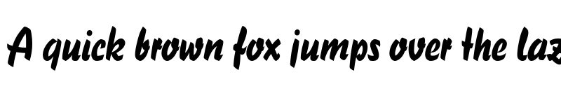 Preview of FONTSPRING DEMO - Bluff Regular font