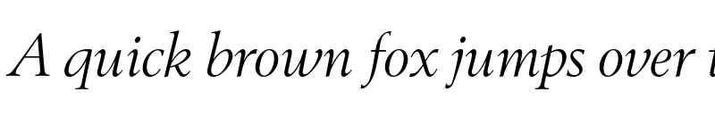 Preview of FONTSPRING DEMO - Boden Pro Italic font