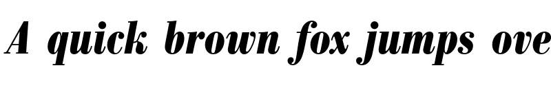 Preview of FONTSPRING DEMO - Bodoni Antiqua Pro Cd Bold Italic font