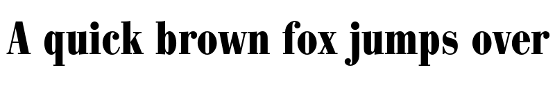 Preview of FONTSPRING DEMO - Bodoni Antiqua Pro Cd Bold font