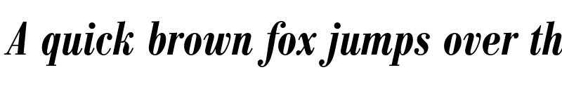 Preview of FONTSPRING DEMO - Bodoni Antiqua Pro Cd Demi Italic font