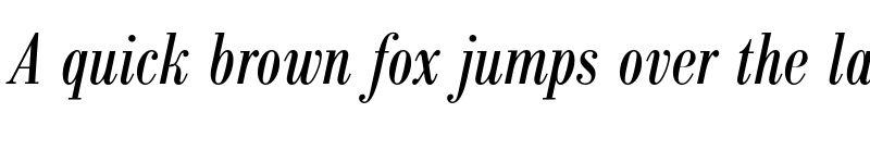 Preview of FONTSPRING DEMO - Bodoni Antiqua Pro Cd Italic font