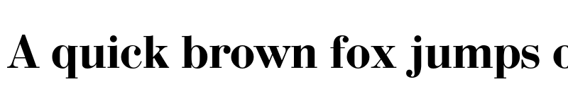 Preview of FONTSPRING DEMO - Bodoni Bold font