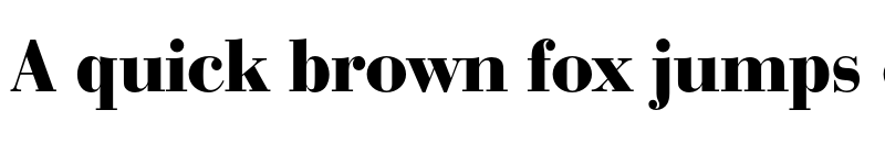 Preview of FONTSPRING DEMO - Bodoni Display FS Bold font