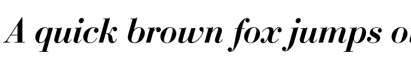 Preview of FONTSPRING DEMO - Bodoni Display FS Demi Italic font