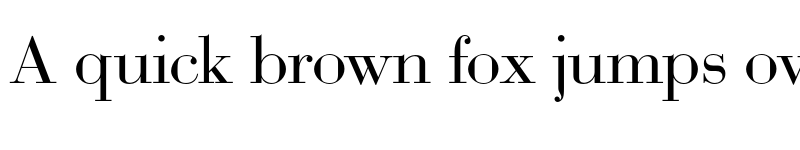 Preview of FONTSPRING DEMO - Bodoni Display FS Regular font