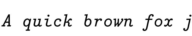 Preview of FONTSPRING DEMO - Bodoni Egyptian Mono Italic font