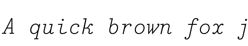 Preview of FONTSPRING DEMO - Bodoni Egyptian Mono Thin Italic font