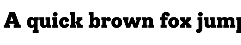 Preview of FONTSPRING DEMO - Bodoni Egyptian Pro Black Regular font