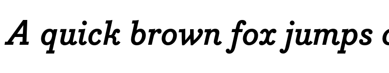 Preview of FONTSPRING DEMO - Bodoni Egyptian Pro BoldIta Regular font