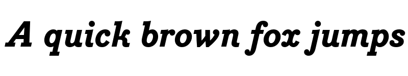 Preview of FONTSPRING DEMO - Bodoni Egyptian Pro ExtBoldIta Regular font