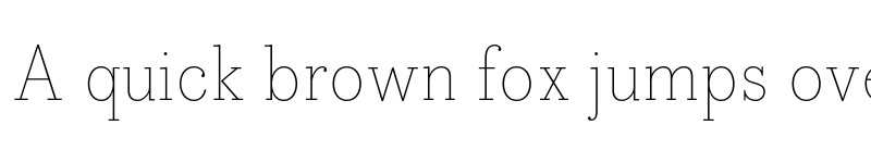 Preview of FONTSPRING DEMO - Bodoni Egyptian Pro Thin Regular font