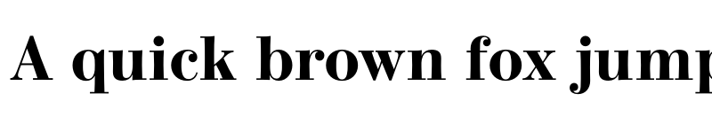 Preview of FONTSPRING DEMO - Bodoni Elegant Bold font