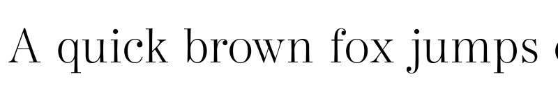 Preview of FONTSPRING DEMO - Bodoni Elegant Light Regular font