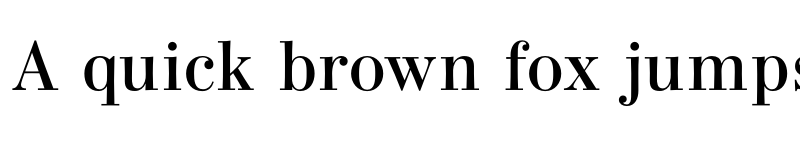 Preview of FONTSPRING DEMO - Bodoni Elegant Regular font