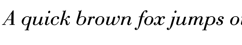 Preview of FONTSPRING DEMO - Bodoni FS Italic font