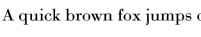 Preview of FONTSPRING DEMO - Bodoni FS Regular font