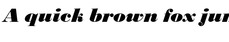 Preview of FONTSPRING DEMO - Bodoni Pro Black Italic font