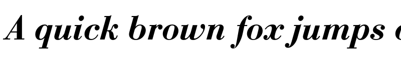 Preview of FONTSPRING DEMO - Bodoni Pro Demi Italic font