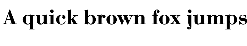 Preview of FONTSPRING DEMO - Bodoni Pro Demi Regular font