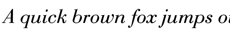 Preview of FONTSPRING DEMO - Bodoni Pro Italic font