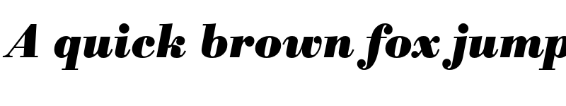 Preview of FONTSPRING DEMO - Bodoni Recut FS Bold Italic font