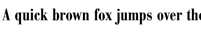 Preview of FONTSPRING DEMO - Bodoni Recut FS Cd Demi Regular font