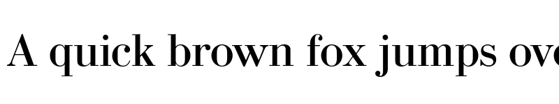 Preview of FONTSPRING DEMO - Bodoni Regular font