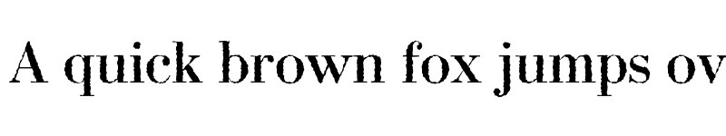 Preview of FONTSPRING DEMO - Bodoni Rough Regular font