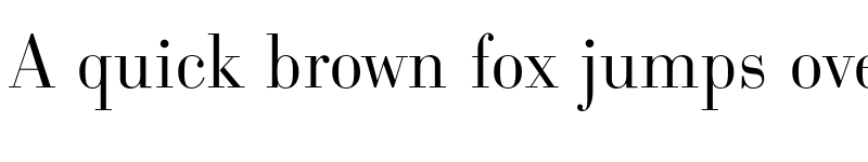 Preview of FONTSPRING DEMO - Bodoni Serial Light Regular font