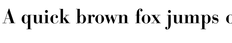 Preview of FONTSPRING DEMO - Bodoni Serial Medium Regular font