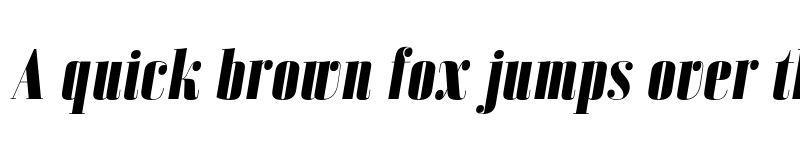 Preview of FONTSPRING DEMO - Bodoni Z37 L Cd Hv Italic font