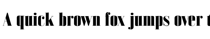 Preview of FONTSPRING DEMO - Bodoni Z37 L Cd Hv Regular font
