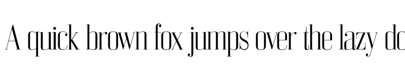 Preview of FONTSPRING DEMO - Bodoni Z37 L Cd Lt Regular font