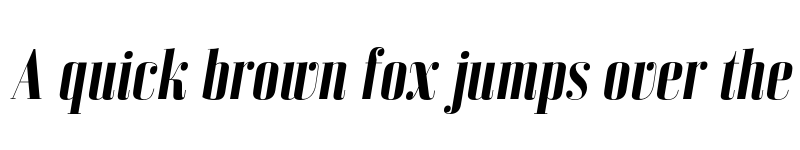 Preview of FONTSPRING DEMO - Bodoni Z37 L Cd Rg Bold Italic font
