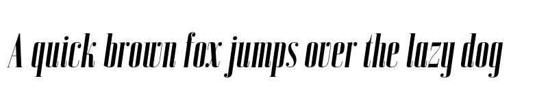 Preview of FONTSPRING DEMO - Bodoni Z37 L Cp Rg Bold Italic font