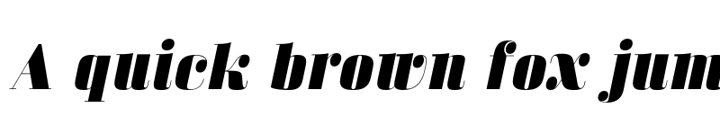Preview of FONTSPRING DEMO - Bodoni Z37 L Ex Hv Italic font