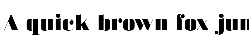 Preview of FONTSPRING DEMO - Bodoni Z37 L Ex Hv Regular font