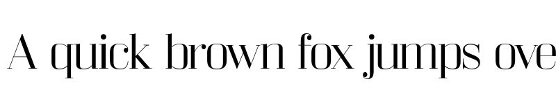 Preview of FONTSPRING DEMO - Bodoni Z37 L Ex Lt Regular font