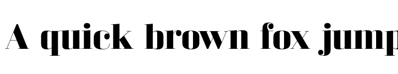 Preview of FONTSPRING DEMO - Bodoni Z37 L Ex Rg Bold font
