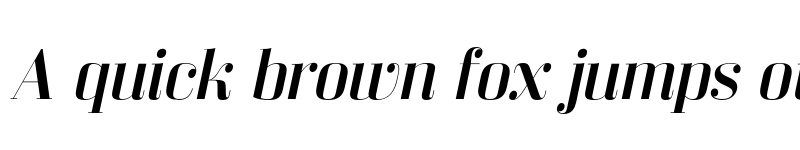 Preview of FONTSPRING DEMO - Bodoni Z37 L Ex Rg Italic font
