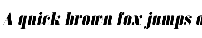 Preview of FONTSPRING DEMO - Bodoni Z37 L Hv Italic font