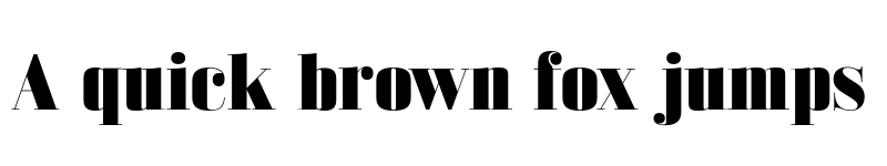 Preview of FONTSPRING DEMO - Bodoni Z37 L Hv Regular font