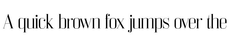 Preview of FONTSPRING DEMO - Bodoni Z37 L Lt Regular font