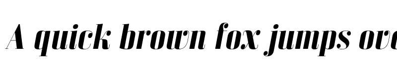 Preview of FONTSPRING DEMO - Bodoni Z37 L Rg Bold Italic font